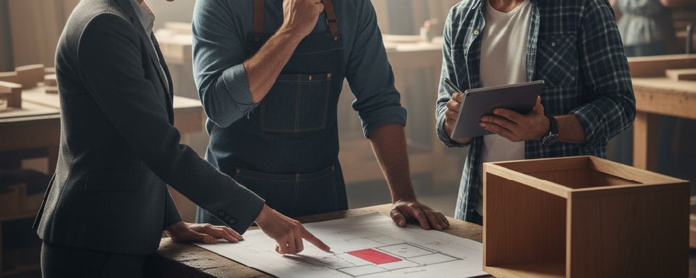 《客戶臨時改設計，木工老闆如何在不賠錢下完成？》