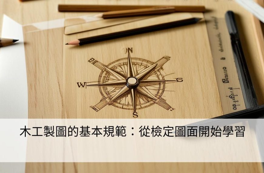 木工製圖的基本規範：從檢定圖面開始學習
