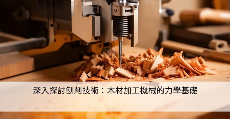 深入探討刨削技術：木材加工機械的力學基礎 - 匠新工藝共創協會