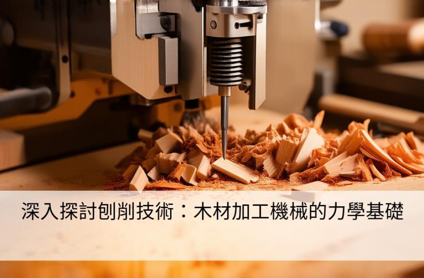 深入探討刨削技術：木材加工機械的力學基礎