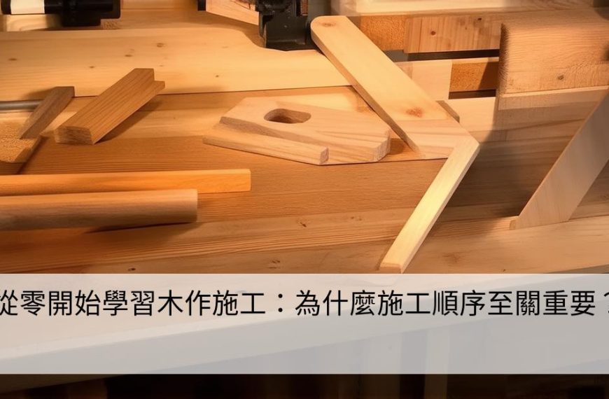 從零開始學習木作施工：為什麼施工順序至關重要？